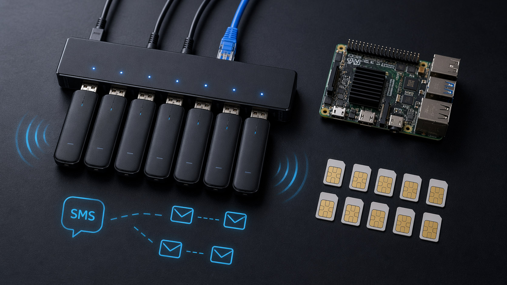 电信整合方案 服务视觉｜Modem Pool、OTP、SMS Gateway、Telecom API、Two-way SMS